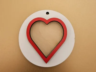 heart for Christmas tree