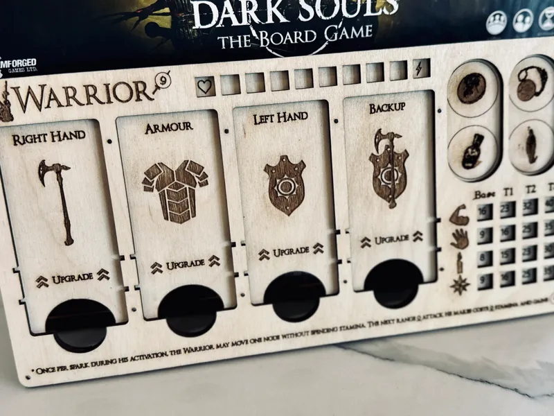 Warrior - Dark Souls Player board