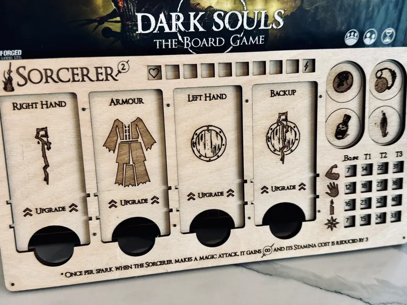 Sorcer - Dark Souls Player board