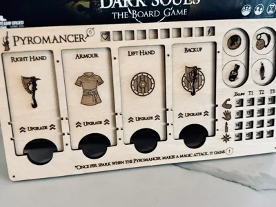 Pyromancer - Dark Souls Player board