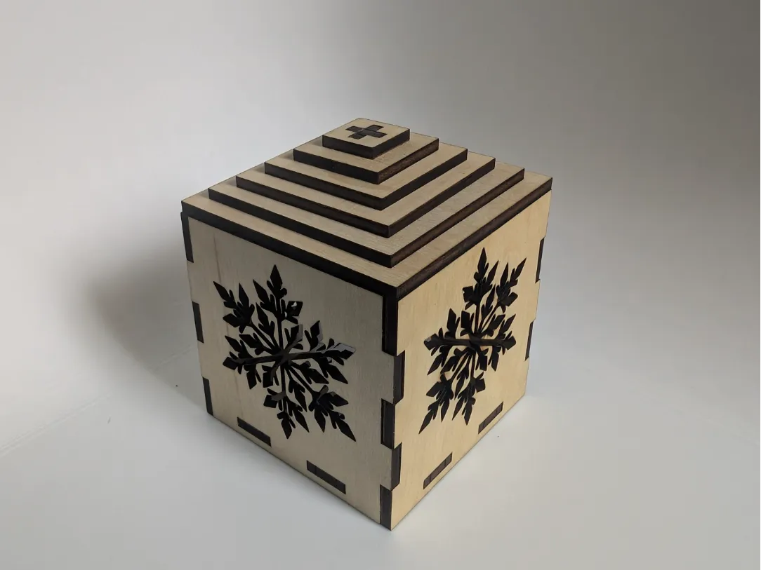 LED Tealight House Snowflake by Dorni90 MakerWorld: Download Free 3D Models - 3D model önizlemesi