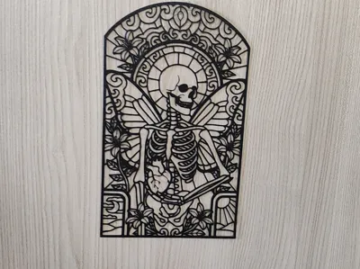 Fairy Skeleton Halloween svg