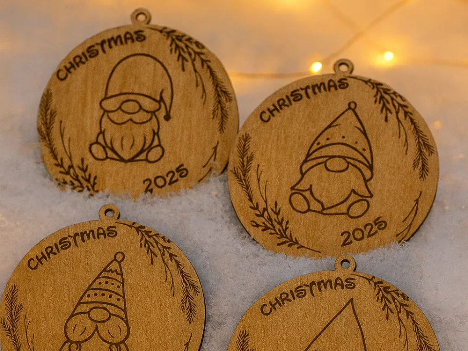 Christmas Gnome Ornaments 2025  by d.bang.199 MakerWorld: Download Free 3D Models - 3D model önizlemesi