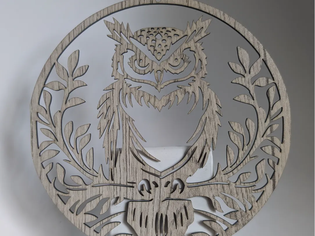 Pendant Owl on Branch Motif by Dorni90 MakerWorld: Download Free 3D Models - 3D model önizlemesi