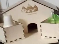 Porta cialde a torma di casa