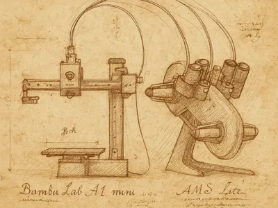 Bambu Lab A1 mini Engraving with AMS