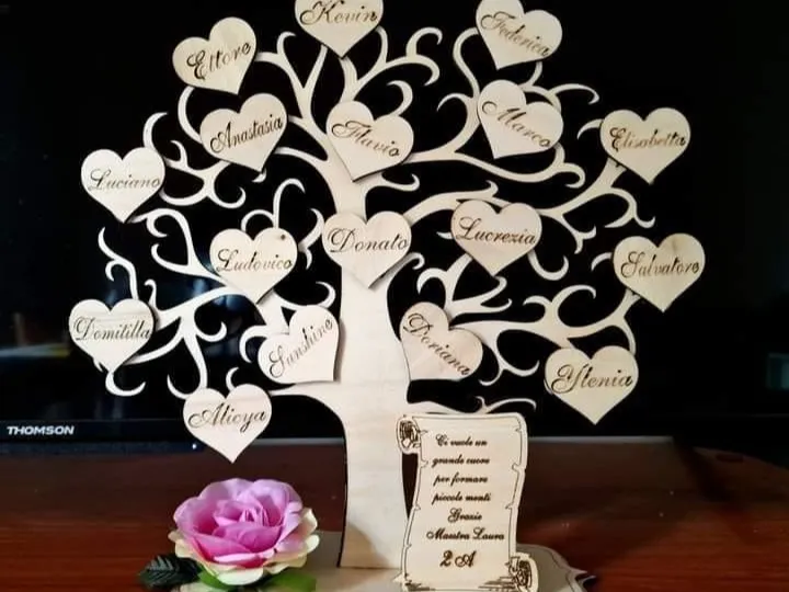 Albero della vita con pergamena