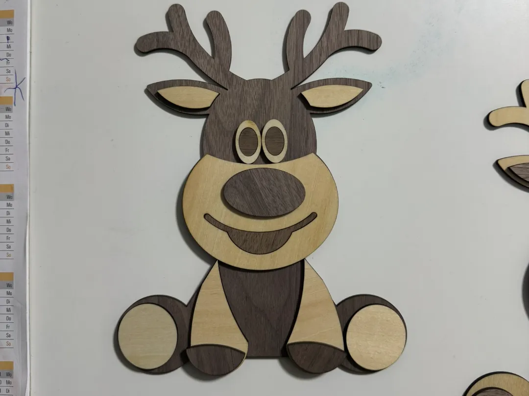 Reindeer/Reindeer Deco Christmas/Christmas by NEPHINITY MakerWorld: Download Free 3D Models - 3D model önizlemesi