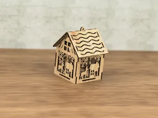 Christmas house ornament 2