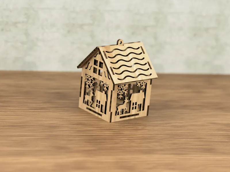 Christmas house ornament 2