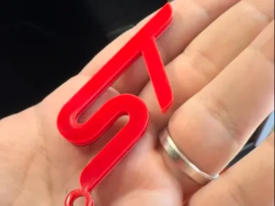 Ford ST Logo Keychain (Focus, Fiesta etc.)