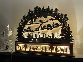 Schwibbogen Winterlandschaft