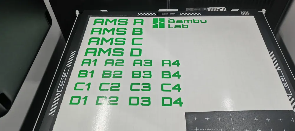 AMS ID Labels - Free 3D Print Model - MakerWorld