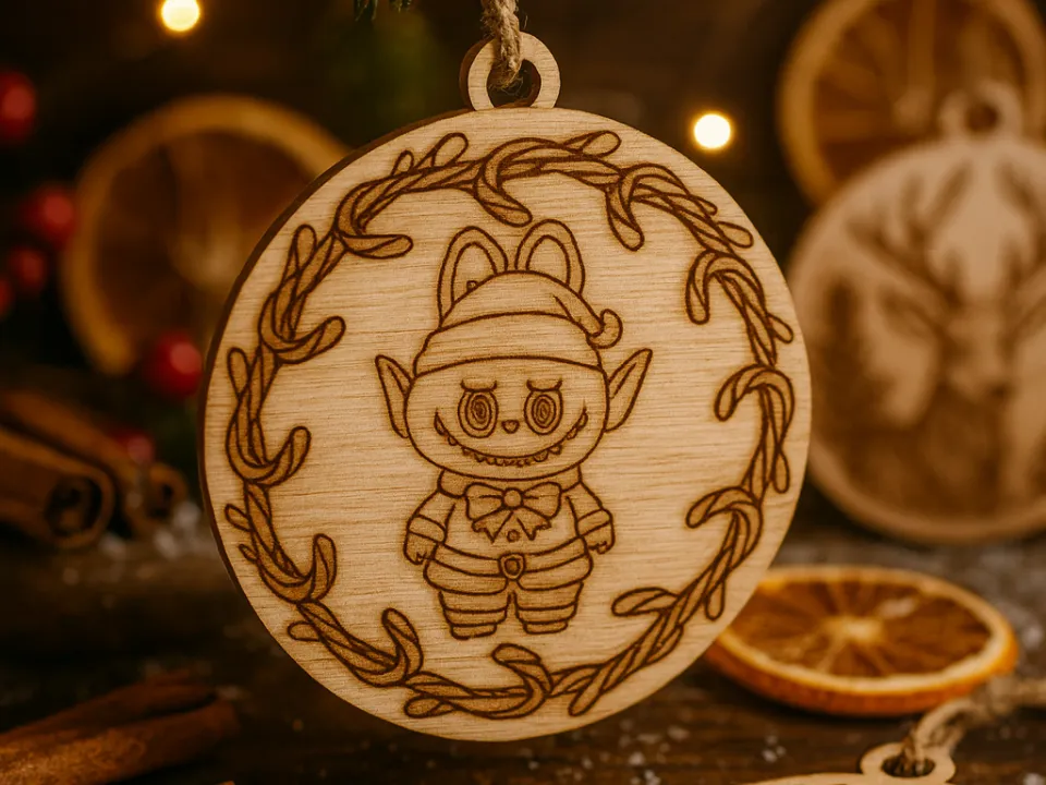 Christmas Elf Ornament LBB by d.bang.199 MakerWorld: Download Free 3D Models - 3D model önizlemesi