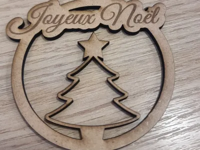Merry Christmas Tree Ornament