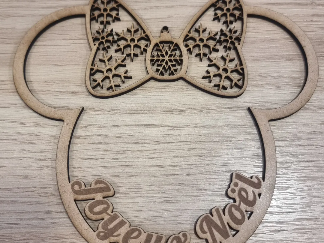 Minnie Christmas Ornament by Margaux204 MakerWorld: Download Free 3D Models - 3D model önizlemesi