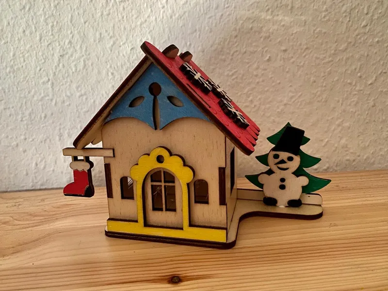 Winter house decoration 