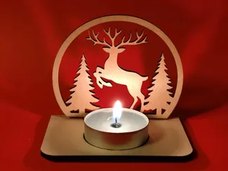 Christmas Deer Tea light holder