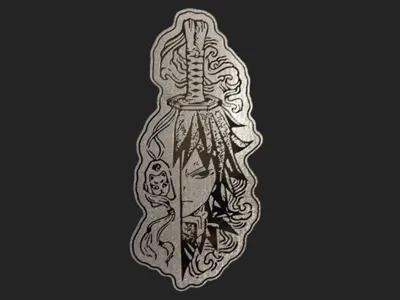 Giyu Tomioka Fridge Magnet