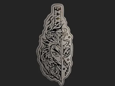 Rengoku Fridge Magnet