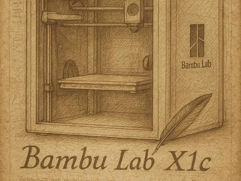 Bambu Lab X1c Gravur