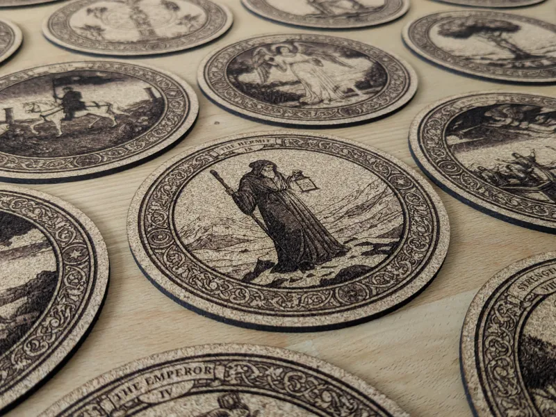 Drink Coasters (Tarot / Major Arcana)