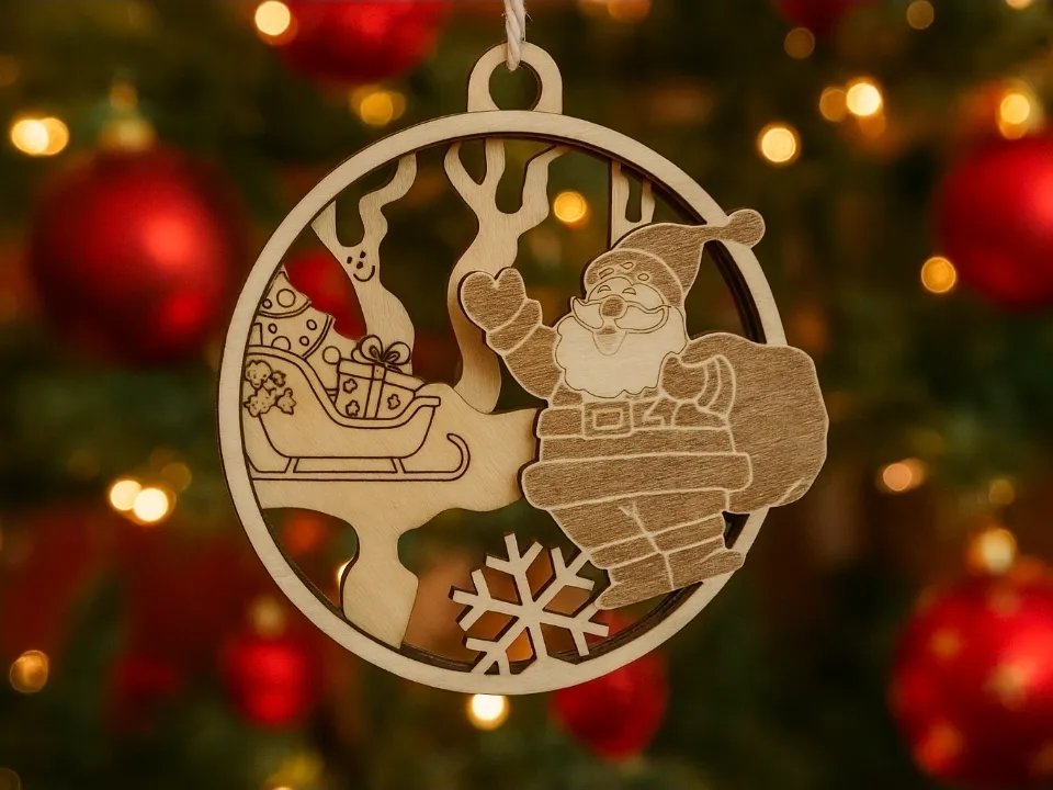 Christmas Ornament n.3 by Savy_Maker MakerWorld: Download Free 3D Models - 3D model önizlemesi