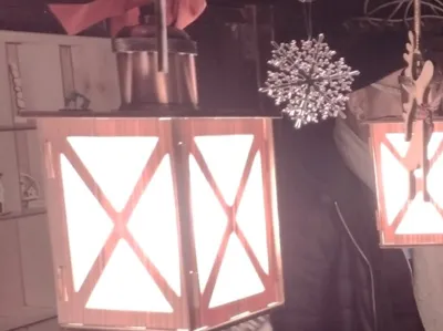 Wooden Lantern Lamp
