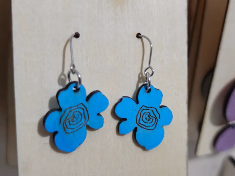 flower earrings