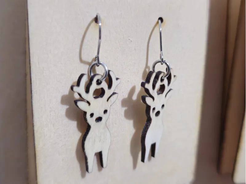 Reindeer earrings