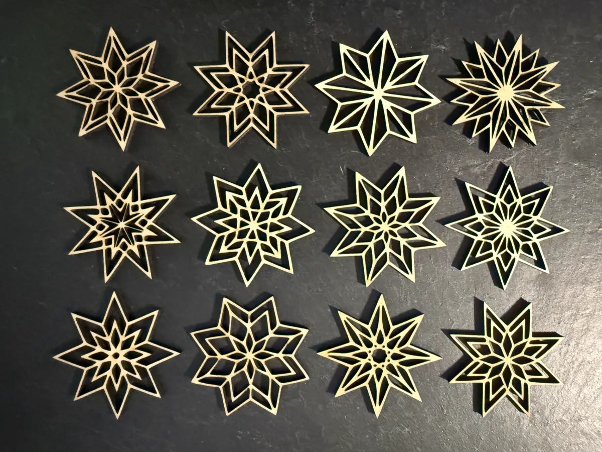Christmas Stars #1 by STL - Factory (Germany) MakerWorld: Download Free 3D Models - 3D model önizlemesi