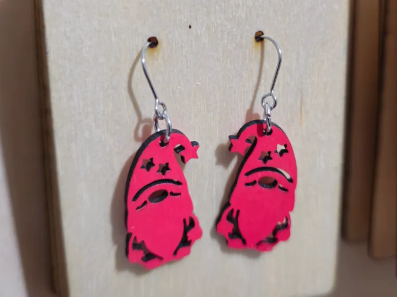 Christmas elf earrings