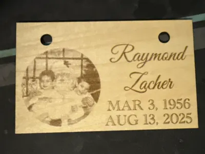 Laser Temp for Garden Sign