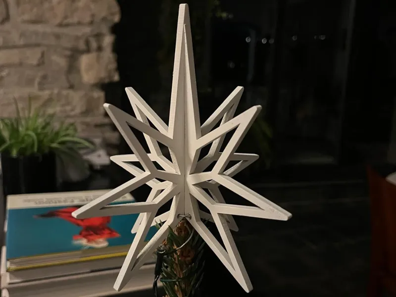 Christmas tree topper star