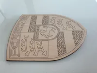 Porsche High Quality Laser Cut