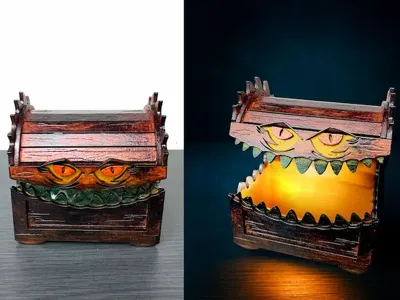 Laser Cut Monster Chest
