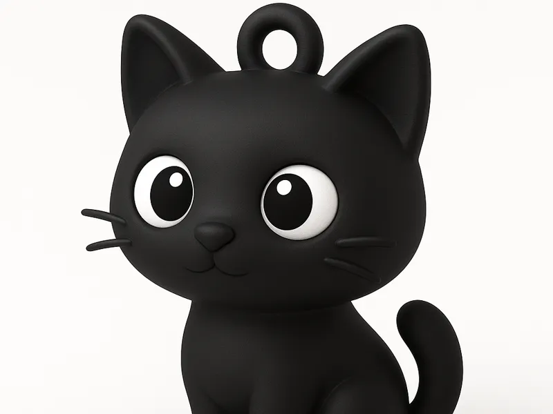 Cat keychain