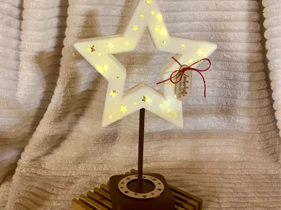 Star wreath for the Christmas star
