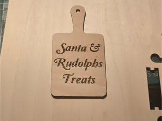 santa & rudolphs treants sign