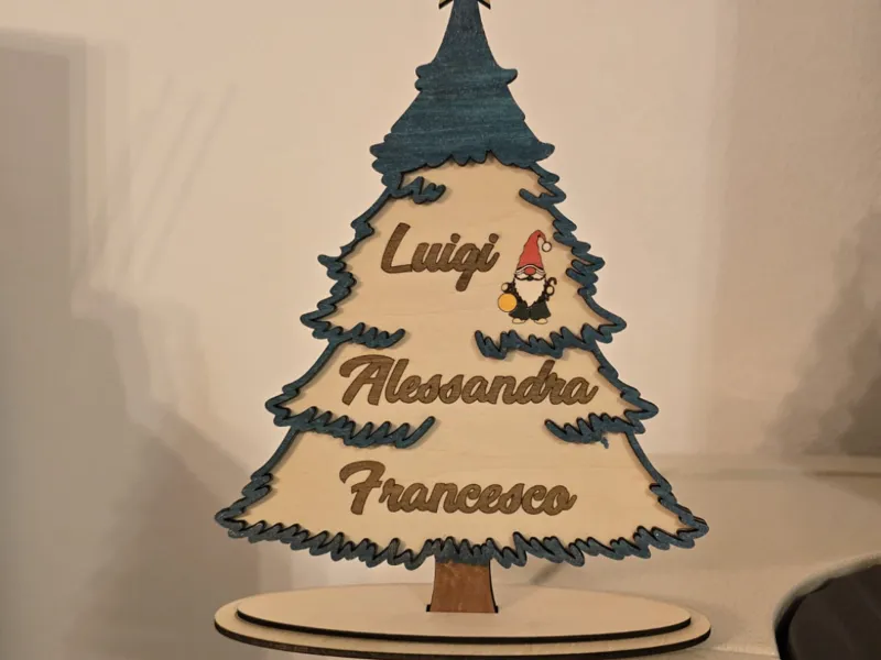 Albero Natalizio con nomi