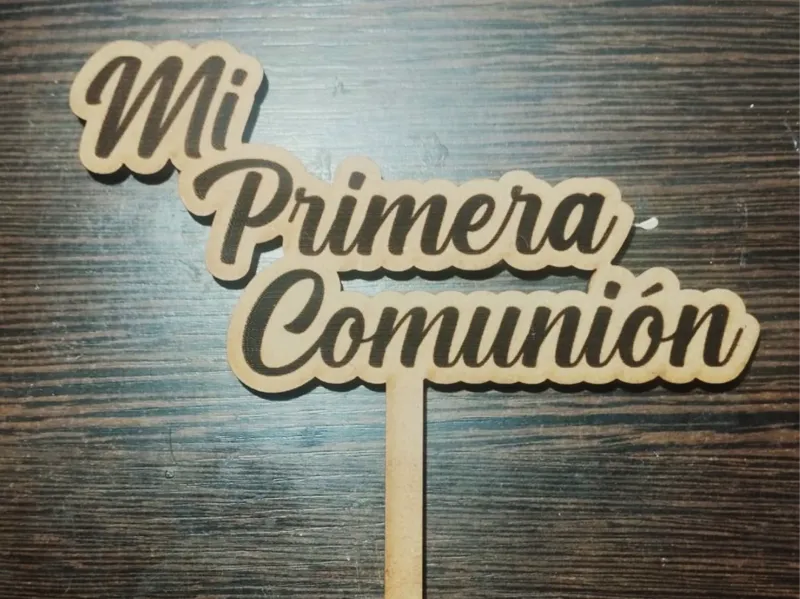 Toper de Mi primera comunión 