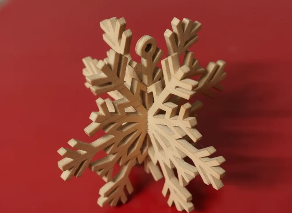 Modular 3D Snowflake - Christmas Decoration by Walter 3D MakerWorld ...
