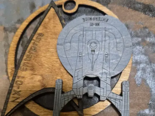 NX-01 Enterprise Star Trek Ornament