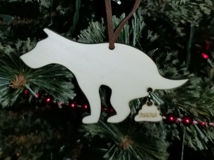 Poopy ornament - Sorry 2025 was not so good
