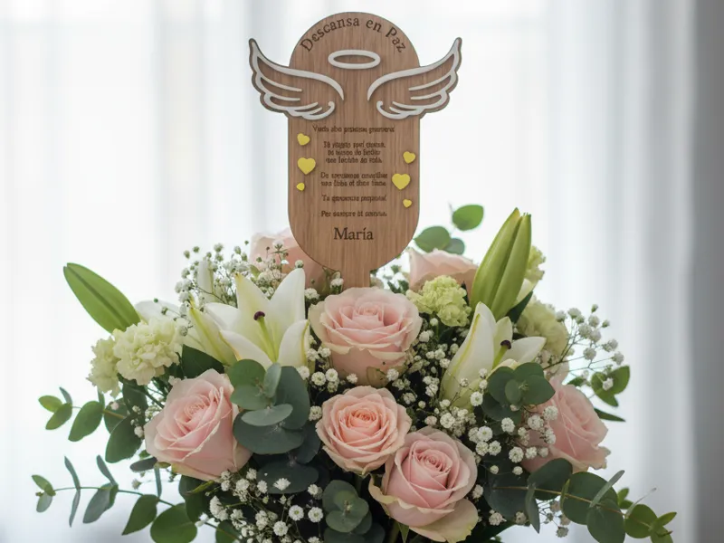 Detalle flores , defunción