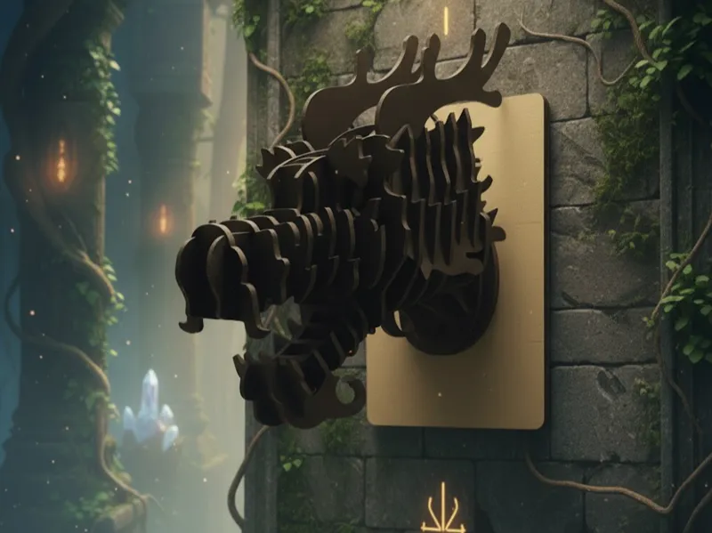 3D Dragon Head