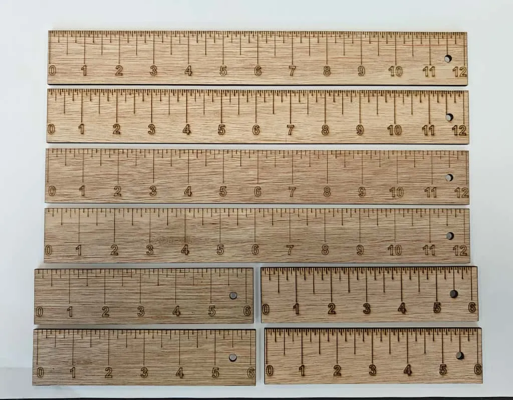 Adornments Ruler Wooden Imperial Shop Ruler and Drawing Ruler - Free 3D Print Model ...