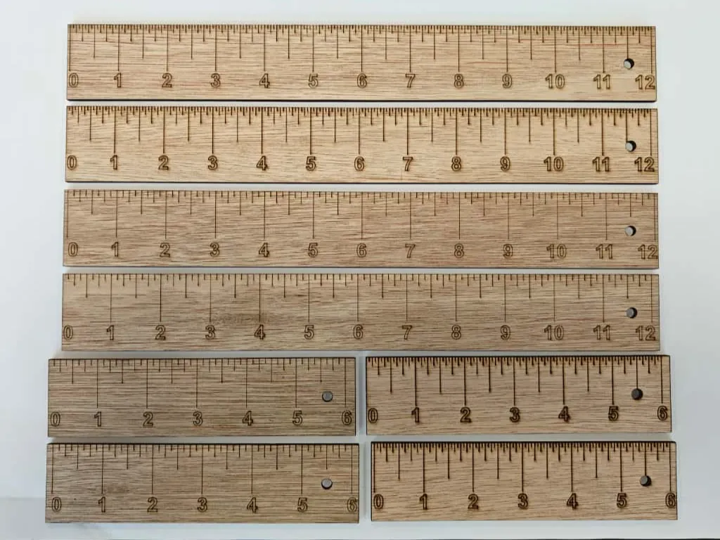 Real Ruler Cool Wooden Imperial Shop Ruler and Drawing Ruler - Free 3D Print Model ...