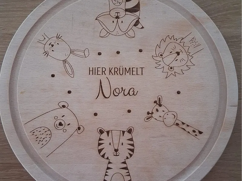 Brotzeitbrett für Kinder