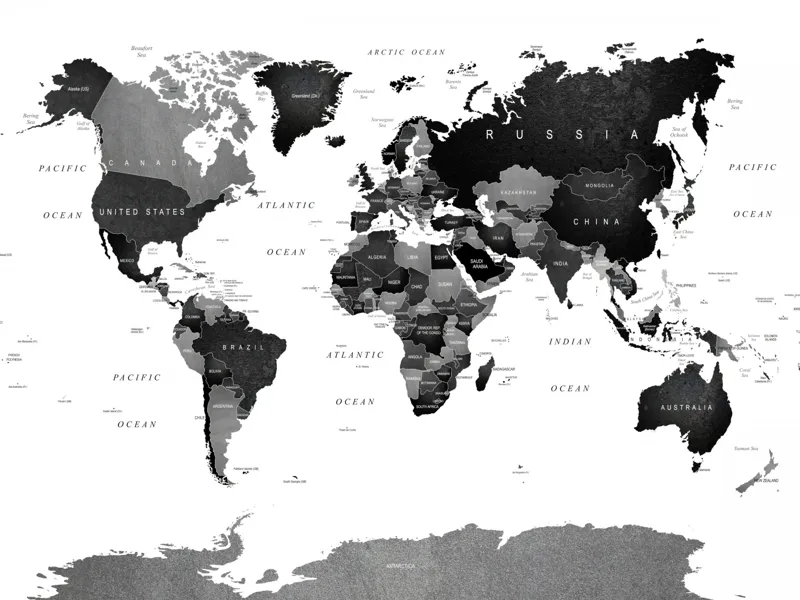 Cool Laser Cut World Map